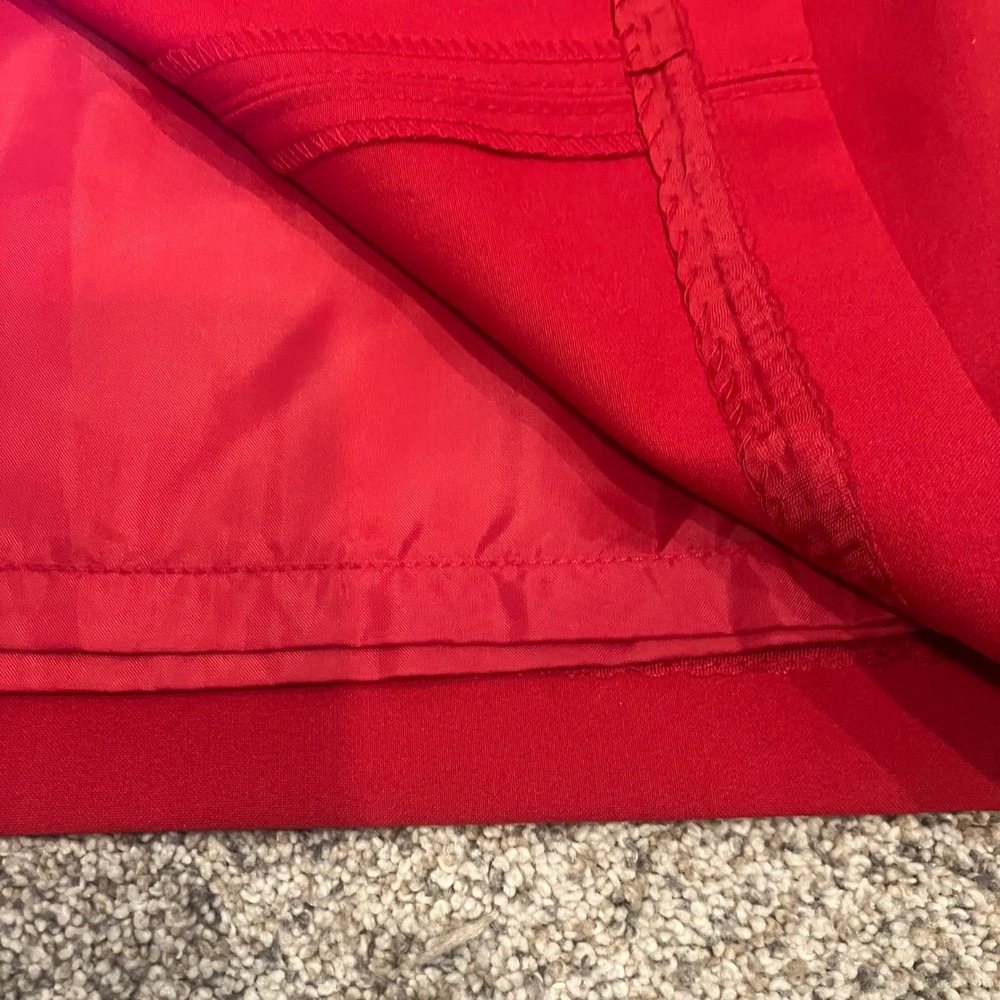 Worthington Womens Red Pencil Skirt Size 14 NWT Career Lined Wardrobe Basic - Picture 7 of 9